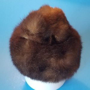 VTG OPOSSUM/RABBIT FUR COSSACK HAT NEW ZEALAND